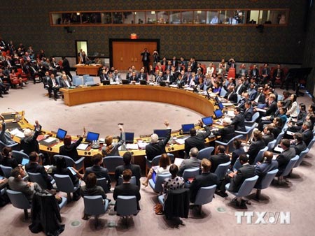 Một phiên họp toàn thể của Hội đồng Bảo an Liên hợp quốc.